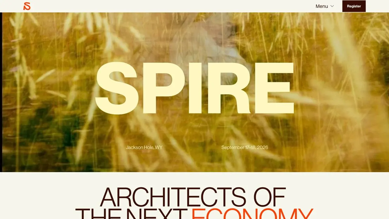 SPIRE — custom Squarespace website designed by Highr Labs, Utah web design studio